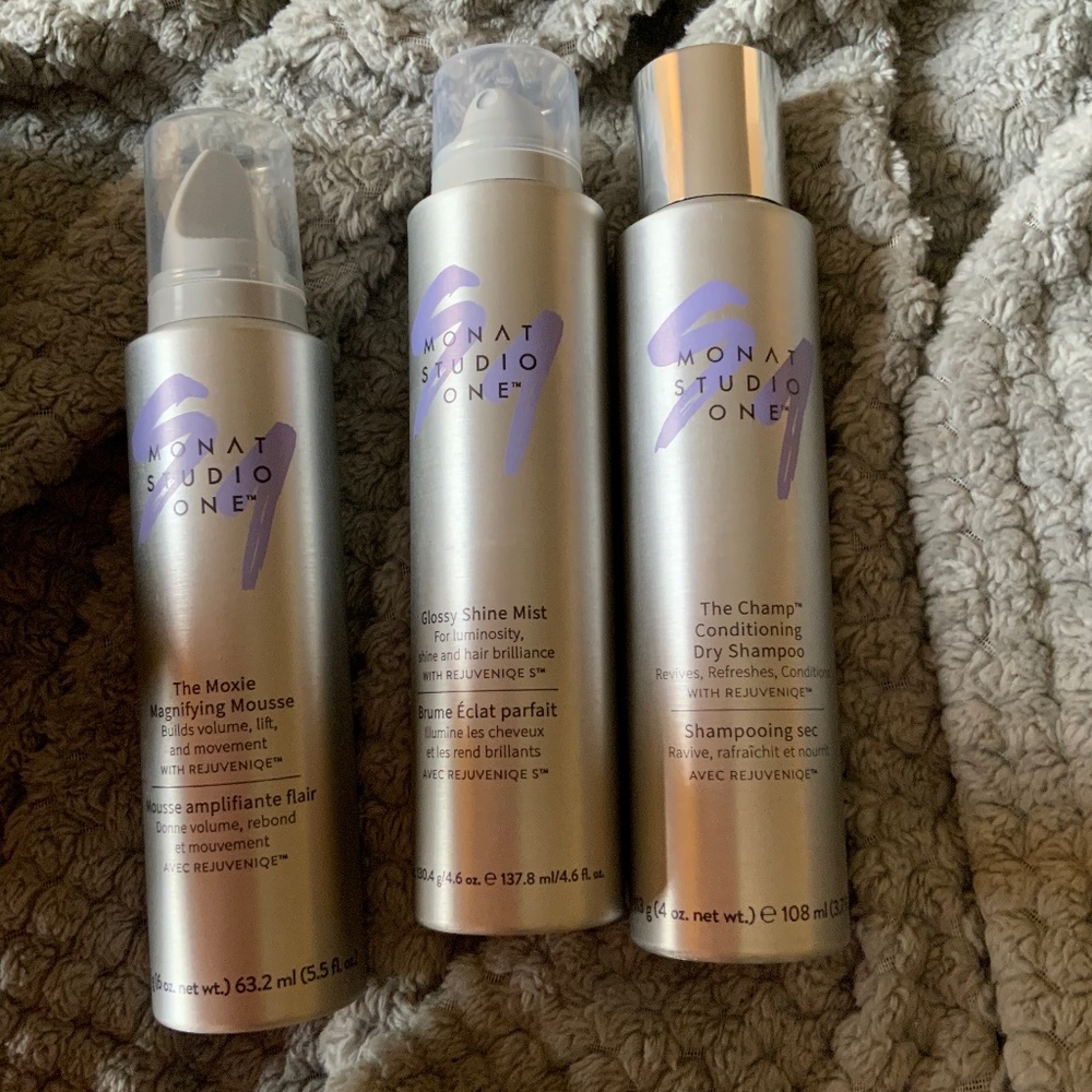 Monat hair care bundle.